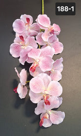 Orhidee artificială Vanda roz 90cm – flori mari